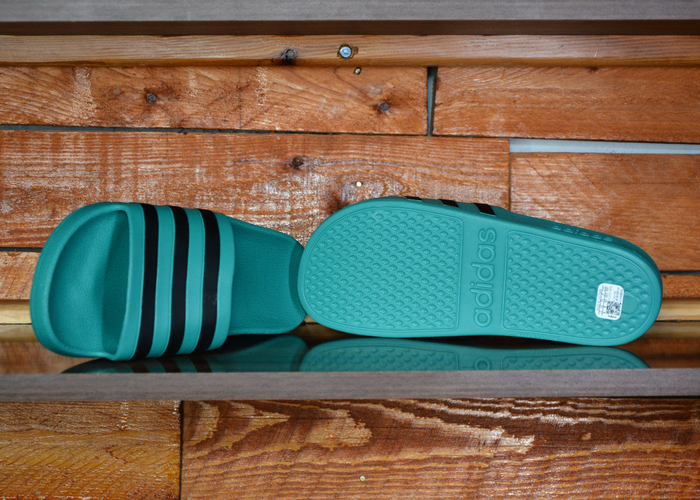 Claquette adilette aqua