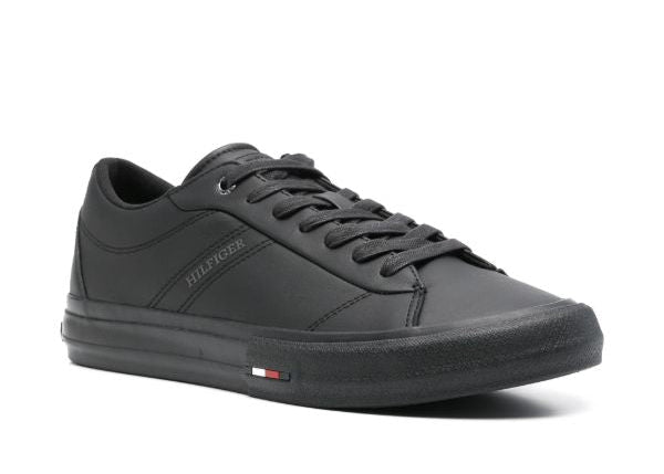 Tommy Hilfiger Leather Logo Lace-Up Trainers