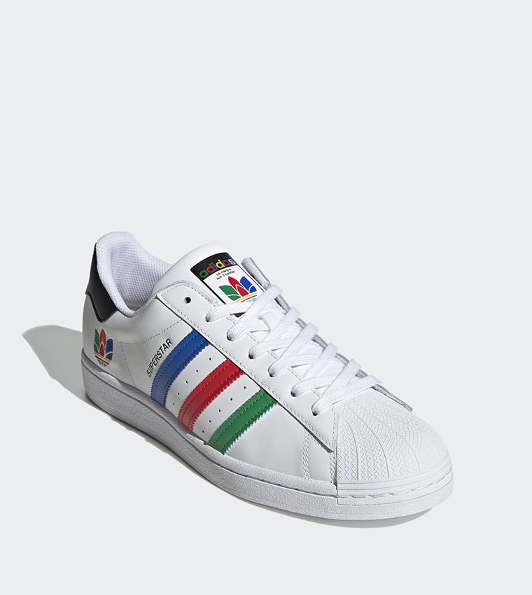 adidas Superstar colorful trefoil