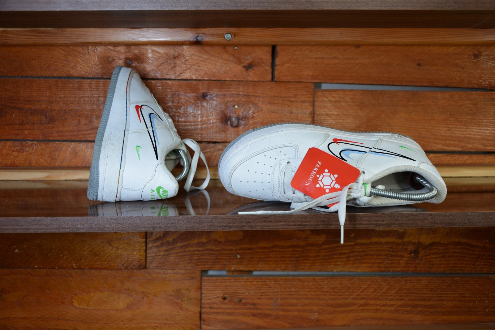 Nike air force 1 low multi swoosh