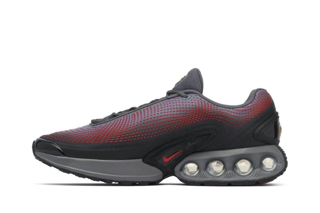 NIKE AIR MAX DN UNIVERSITY RED IRON GREY