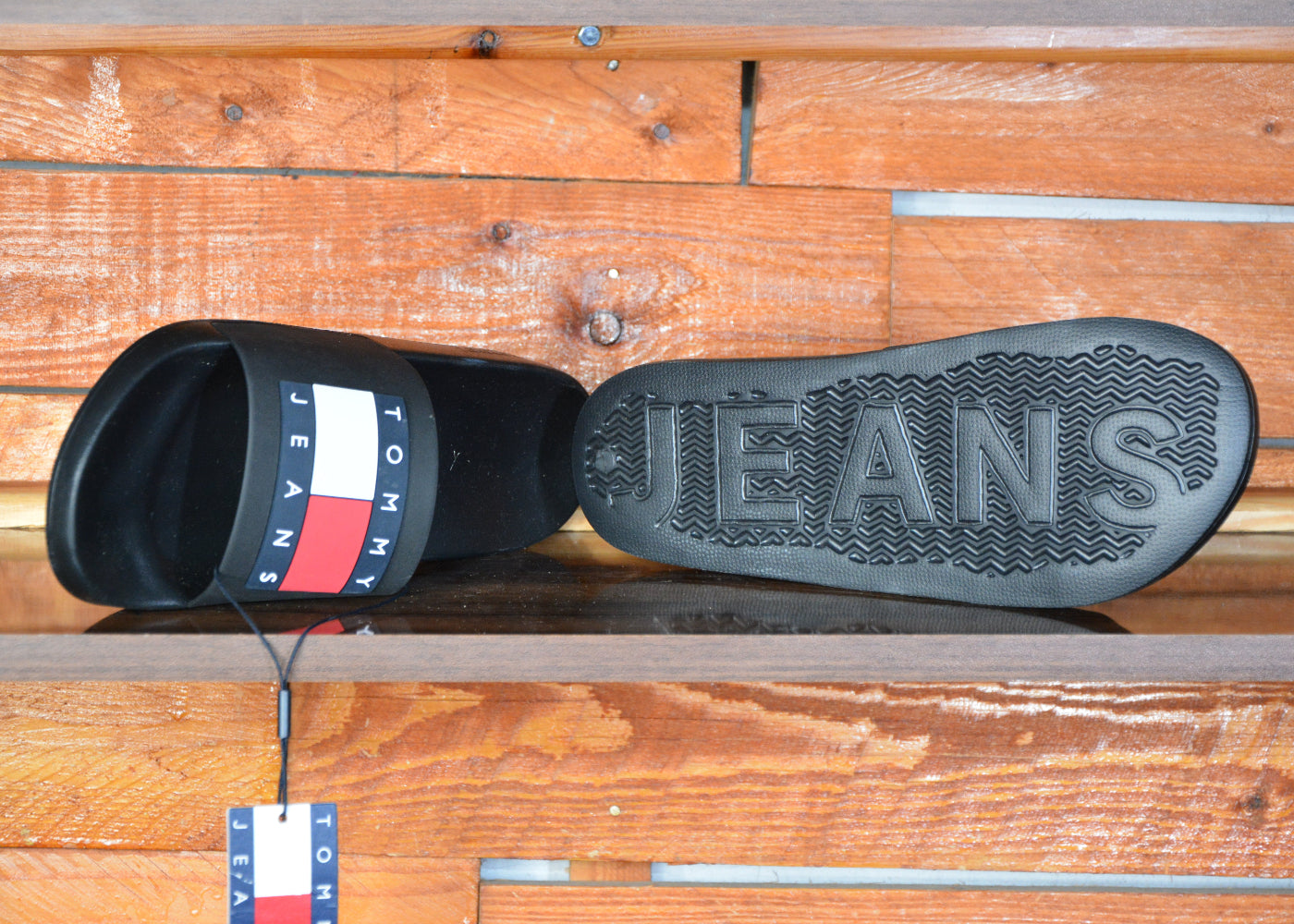 Claquette tommy jeans flag pool slide ESS