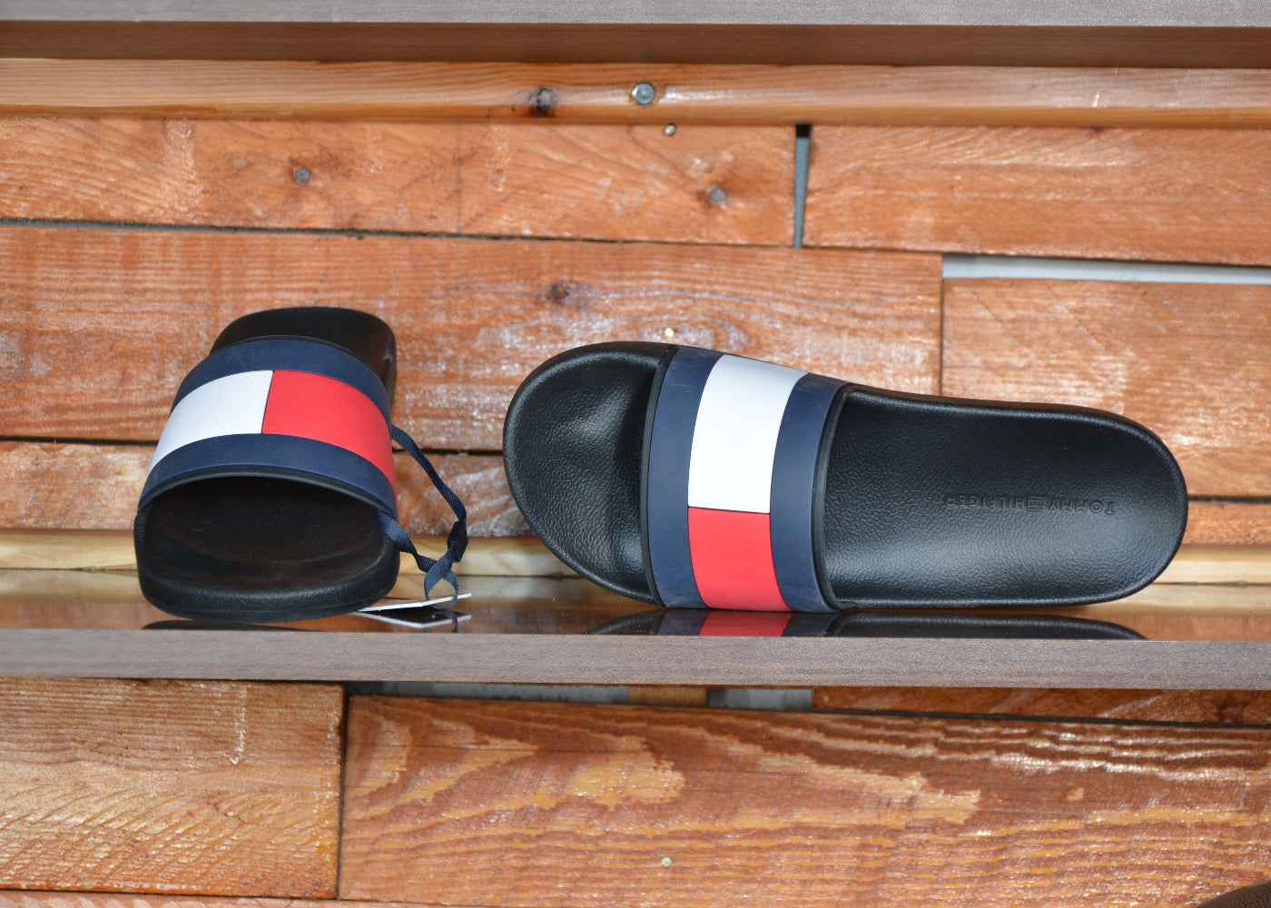 Claquette tommy hilfiger rubber