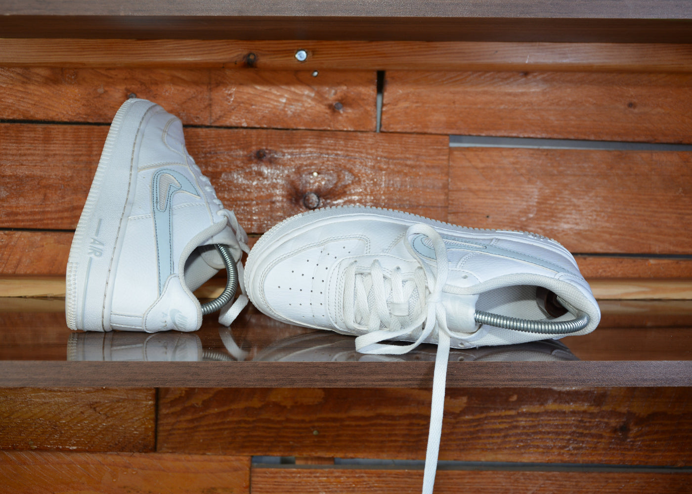 Nike air force 1 gs cut out swoosh