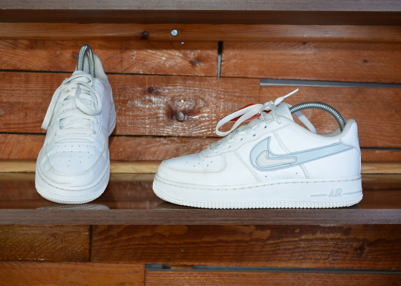 Nike air force 1 gs cut out swoosh
