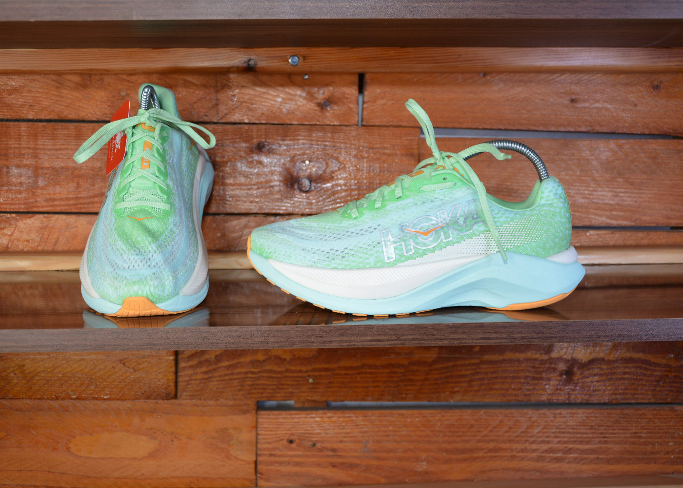 Hoka mach x lime glow sunlit