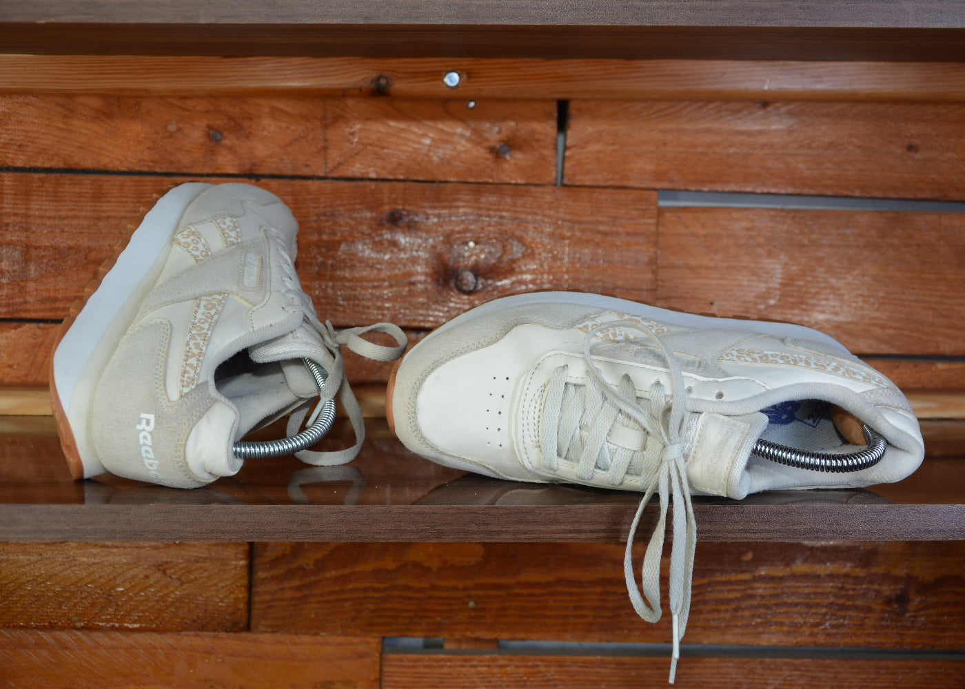 Reebok classic leopard print