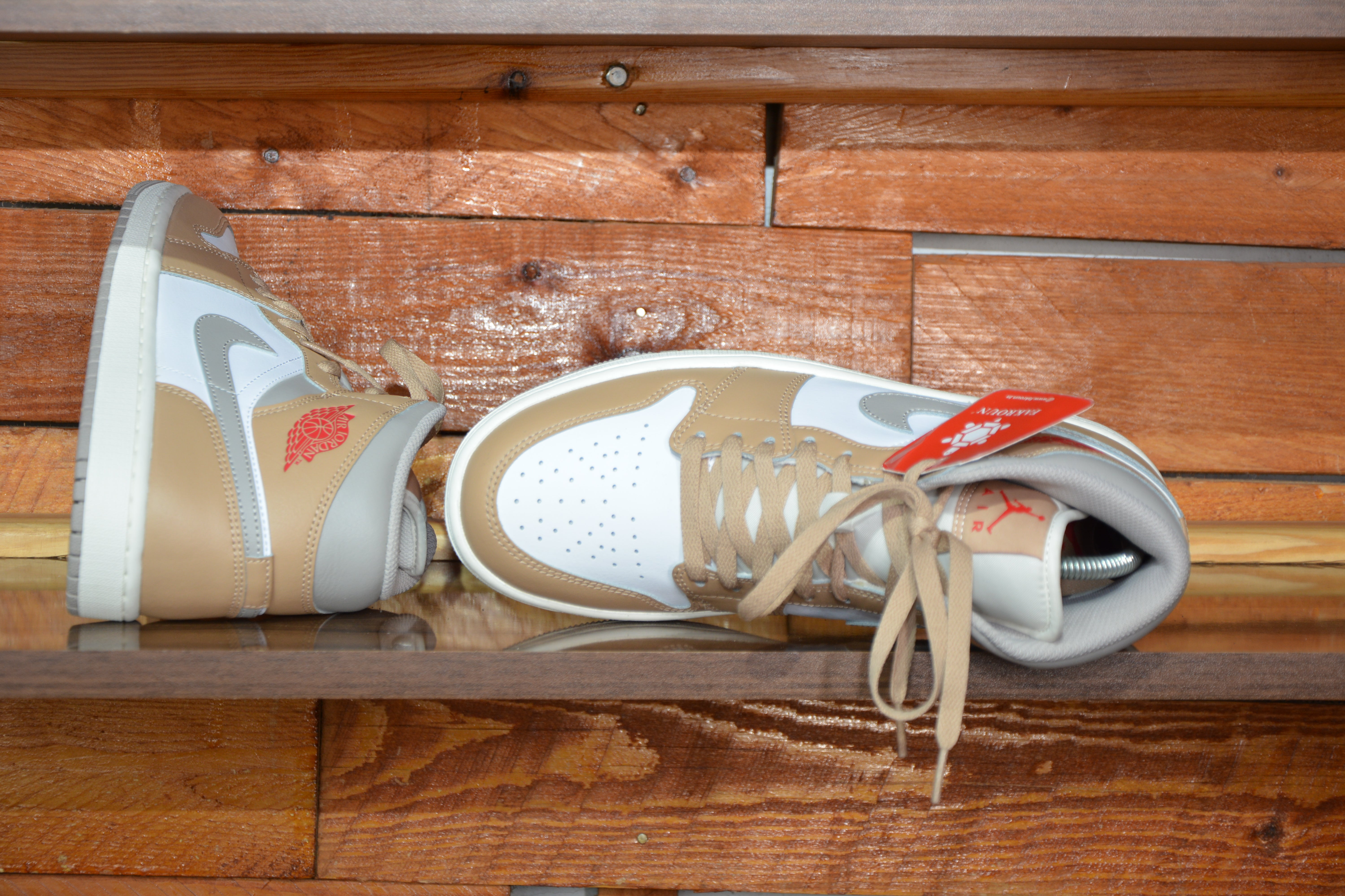 Nike air jordan 1 mid brun