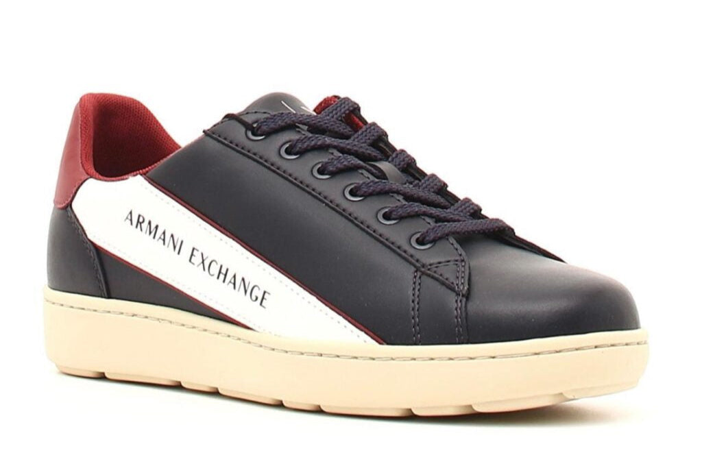 Armani Exchange Low-Top Trainers with a Contrast Band.