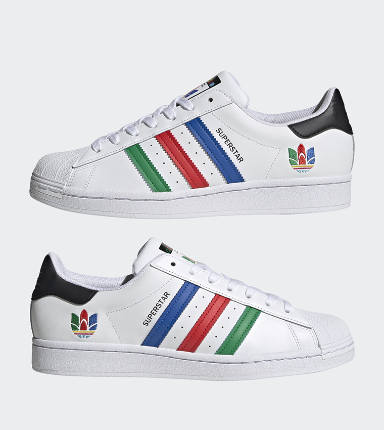 adidas Superstar colorful trefoil