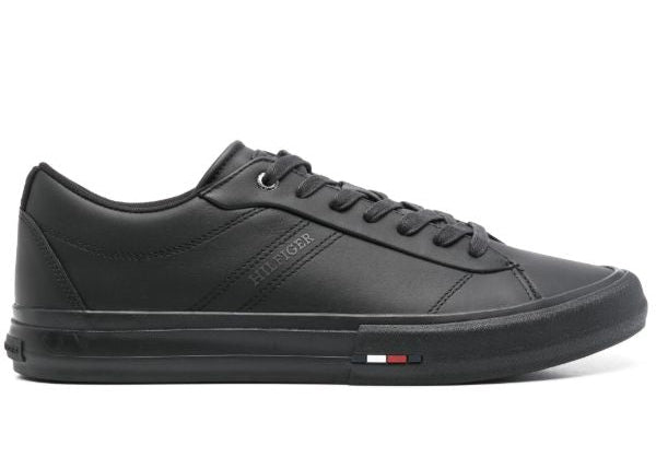 Tommy Hilfiger Leather Logo Lace-Up Trainers