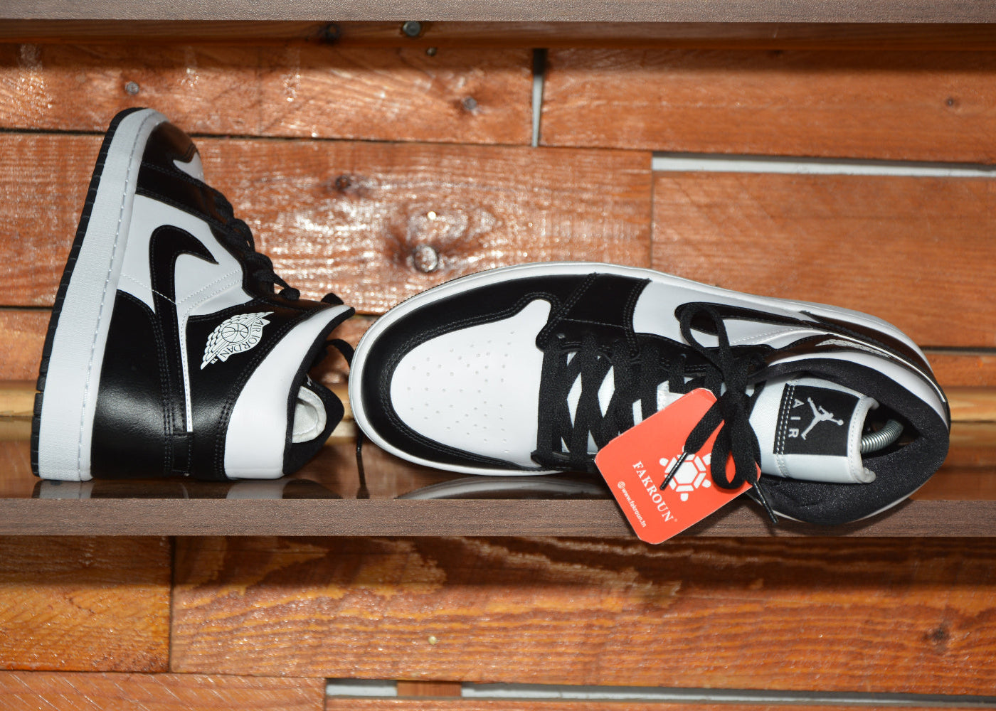 nike air jorden 1 mid panda
