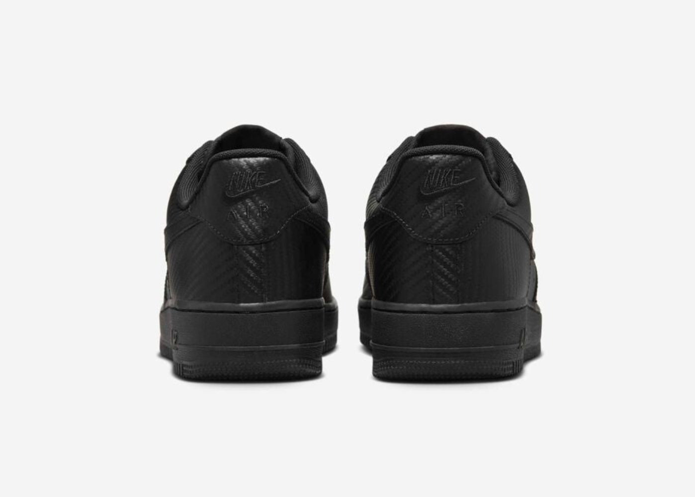 Nike air force 1 ‘07 black carbon fiber
