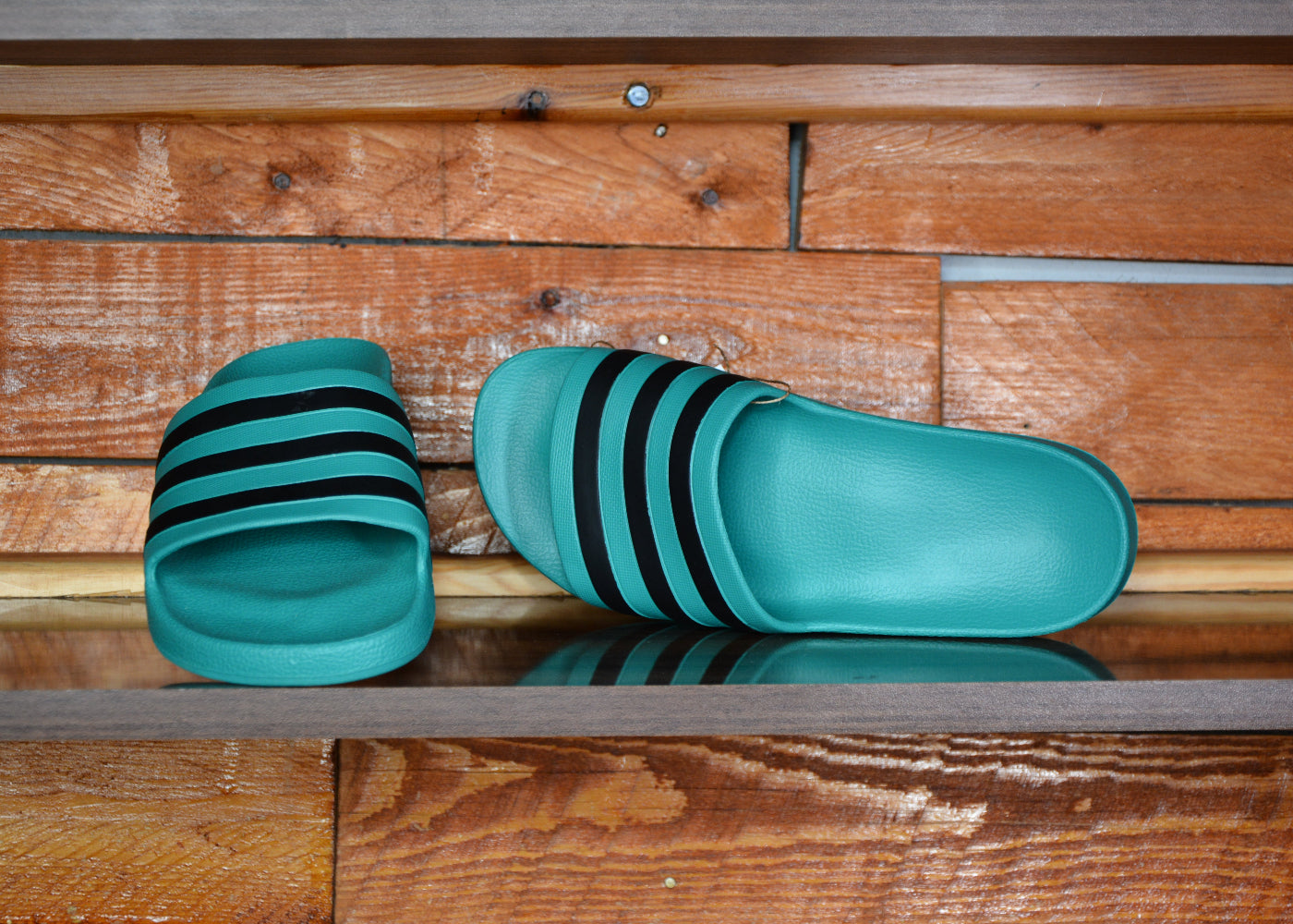 Claquette adilette aqua