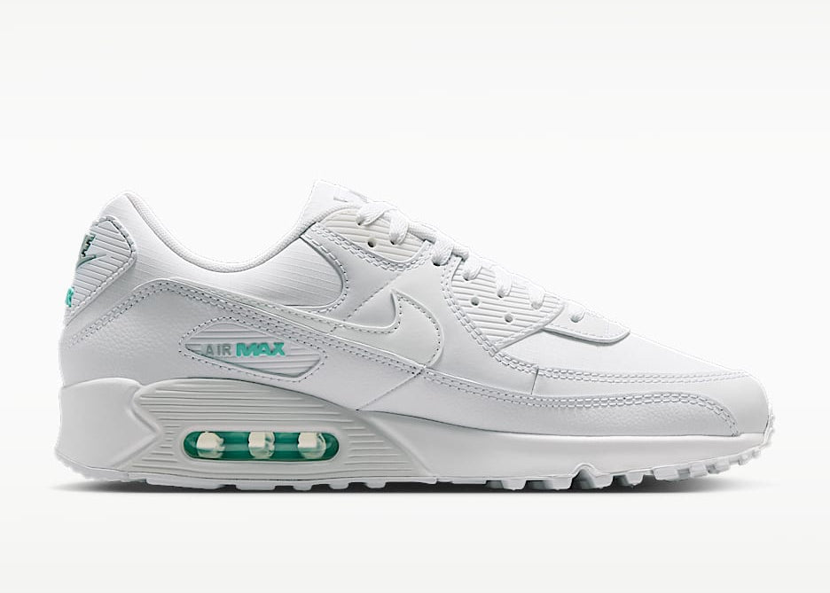 Nike Air Max 90 White Hyper Turquoise