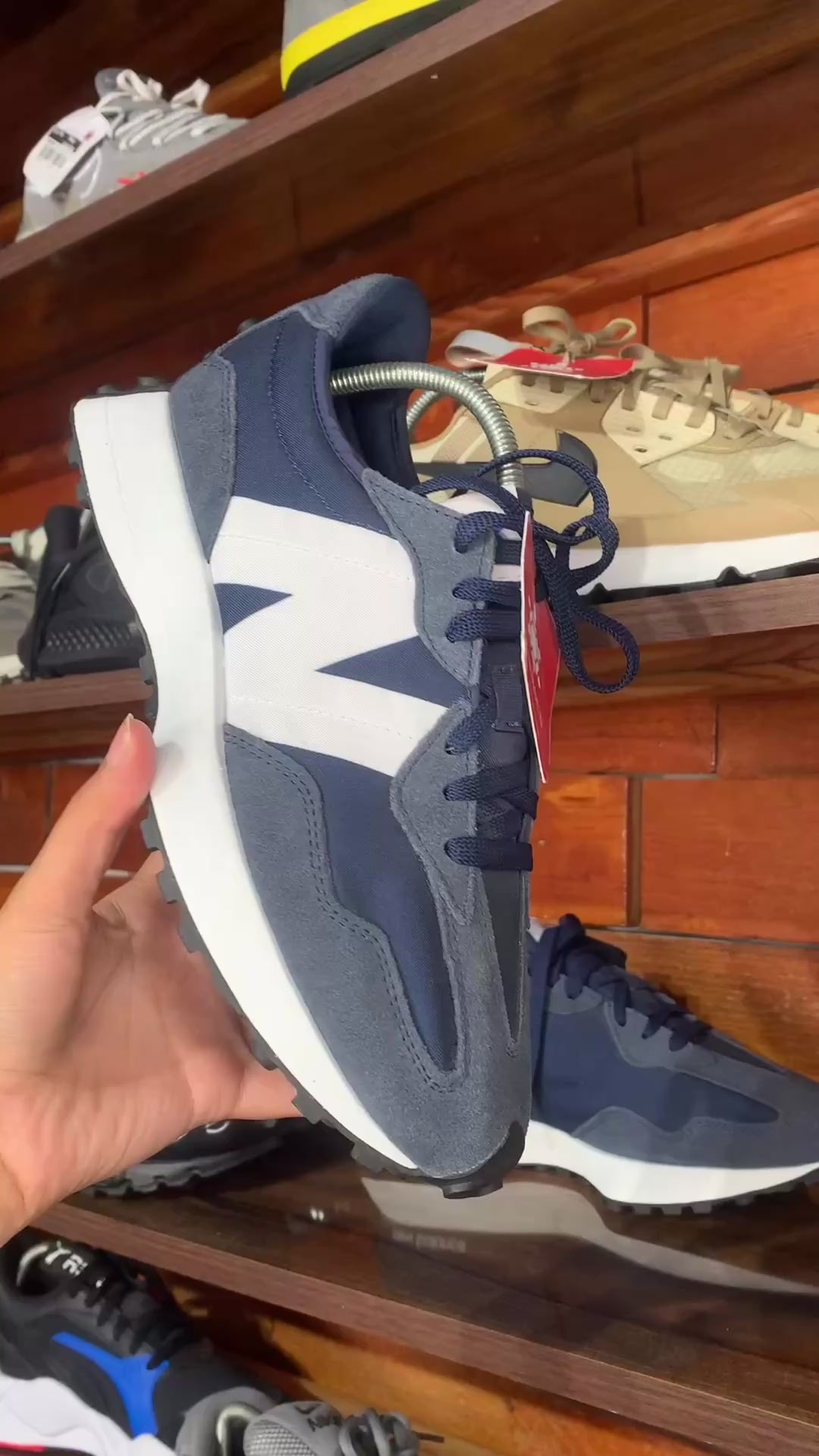 New balance 327 natural indigo